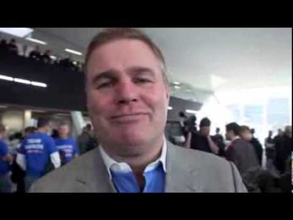 GLENN McCRORY TALKS TO KUGAN CASSIUS ON DARREN BARKER v FELIX STURM (WEIGH-IN @ STUTTGART)