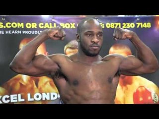 BEN LLEYEMI v DANNY FLEARY - OFFICIAL WEIGH-IN FROM THE EXCEL / SEASON'S BEATINGS