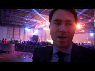 EDDIE HEARN ON THE CANCELLED FIGHTS, KEVIN MITCHELL WIN & LEE PURDY DEFEAT - POST SHOW INTERVIEW