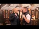 GAVIN REES v GARY BUCKLAND - HEAD TO HEAD @ PRESS CONFERENCE - 'RELOADED'