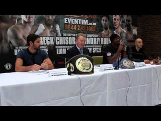 FRANK WARREN ANNOUNCES TYSON FURY PROMOTIONAL DEAL / ROCK THE BOX 3 - PRESS CONFERENCE