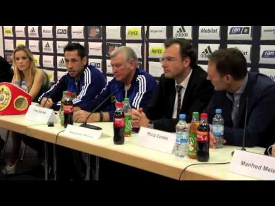 DARREN BARKER v FELIX STURM - POST FIGHT PRESS CONFERENCE FROM STUTTGART