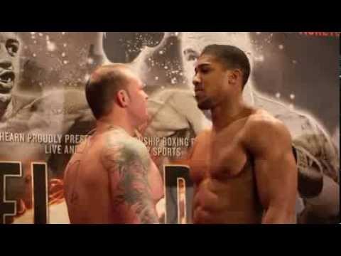 ANTHONY JOSHUA v DORIAN DARCH - OFFICIAL WEIGH-IN (CARDIFF) - 'RELOADED'