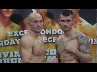 MARTIN MURRAY v SERGEY KHOMITSKY - OFFICIAL WEIGH IN FROM THE EXCEL / SEASON'S BEATINGS