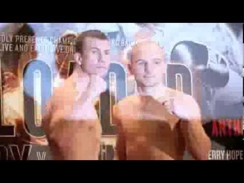 GAVIN REES v GARY BUCKLAND - OFFICIAL WEIGH-IN (CARDIFF) - 'RELOADED'