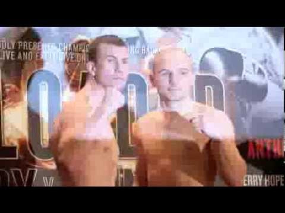 GAVIN REES v GARY BUCKLAND - OFFICIAL WEIGH-IN (CARDIFF) - 'RELOADED'