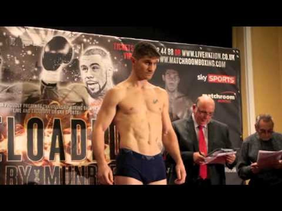 KERRY HOPE v PAUL MOFFETT - OFFICIAL WEIGH-IN (CARDIFF) - 'RELOADED'