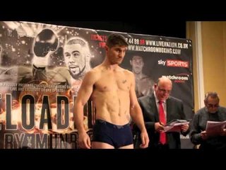 KERRY HOPE v PAUL MOFFETT - OFFICIAL WEIGH-IN (CARDIFF) - 'RELOADED'