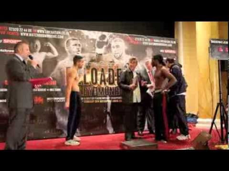 TAMUKA MUCHA v LEON FINDLAY - OFFICIAL WEIGH IN (CARDIFF) - 'RELOADED'