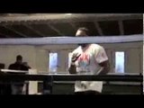 DERECK CHISORA WORK OUT & BOXNATION PHOTO SHOOT WITH LAWRENCE LUSTIG FOR iFL TV