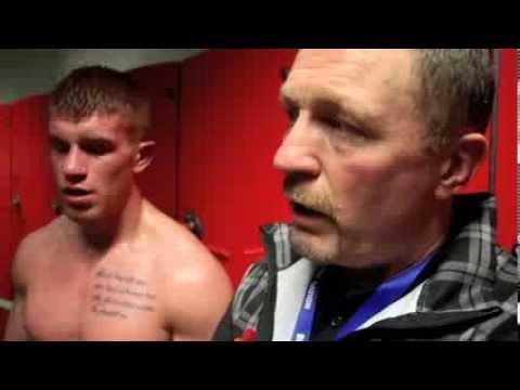 STEVE COLLINS JNR / STEVE COLLINS POST FIGHT INTERVIEW AFTER DRAW v GIFFORD