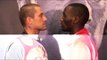 RICKY BURNS v TERRANCE CRAWFORD HEAD TO HEAD @ FINAL PRESS CONFERENCE - MAN OF STEEL