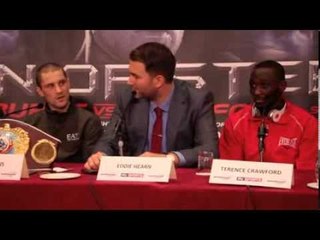 RICKY BURNS v TERRANCE CRAWFORD - FINAL PRESS CONFERENCE - MAN OF STEEL (GLASGOW)