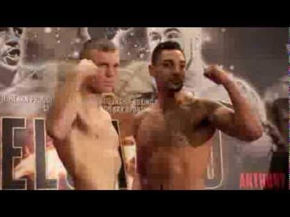TOBIAS WEBB v NATHAN KING - OFFICIAL WEIGH - IN (CARDIFF) - 'RELOADED'