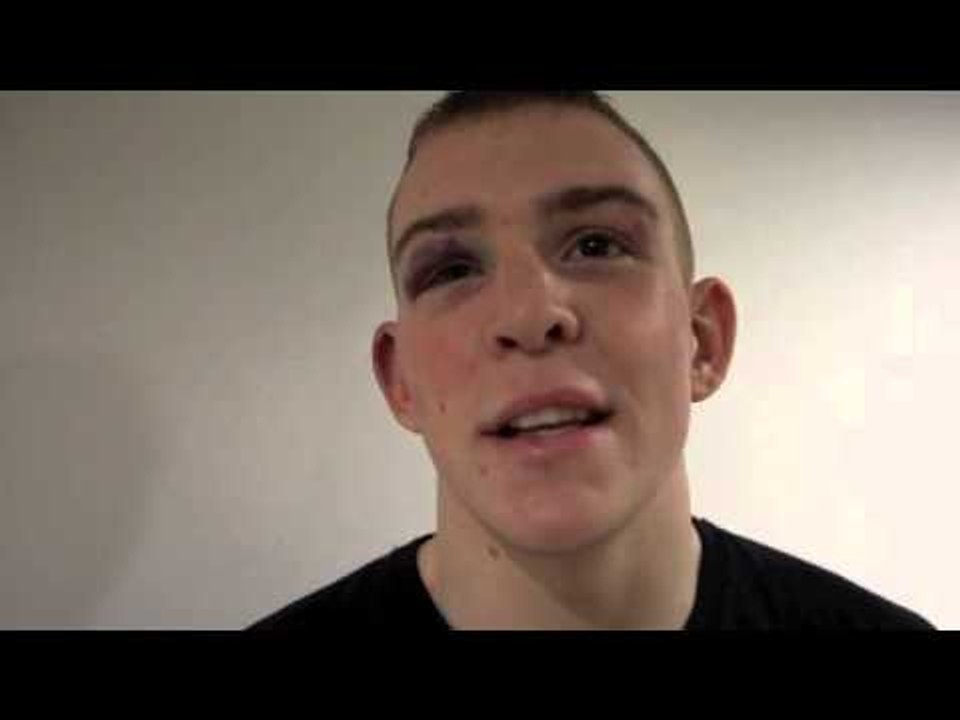 RYAN COLLINS WIN REMATCH WITH MARIUSZ BAK IN GLASGOW - POST FIGHT INTERVIEW