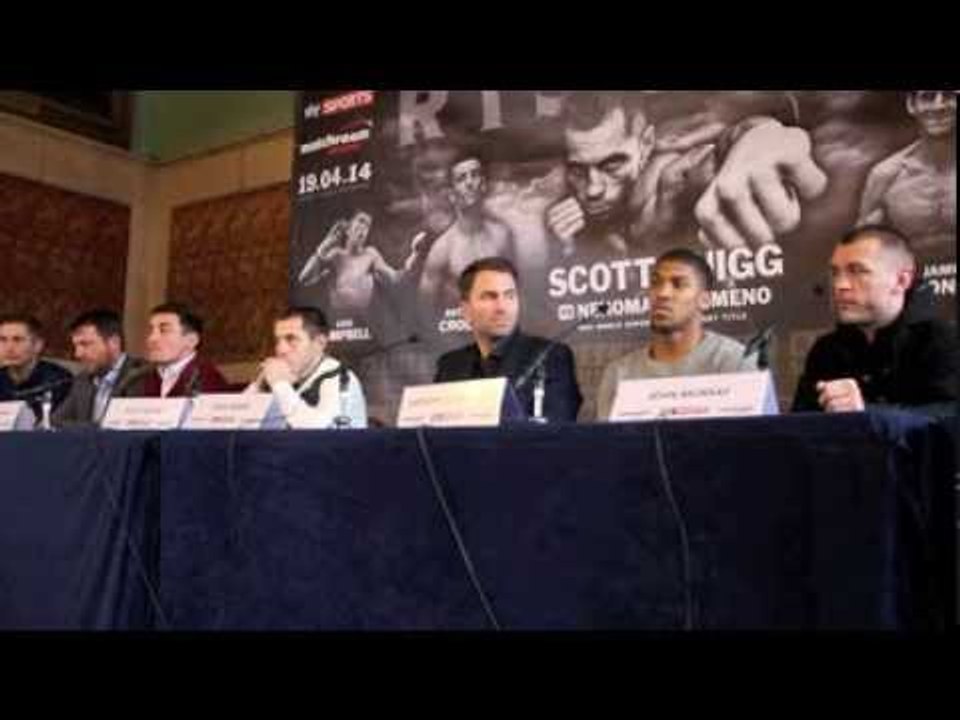 ANTHONY CROLLA v JOHN MURRAY / SCOTT QUIGG / ANTHONY JOSHUA - 'RISE UP' - FULL PRESS CONFERENCE