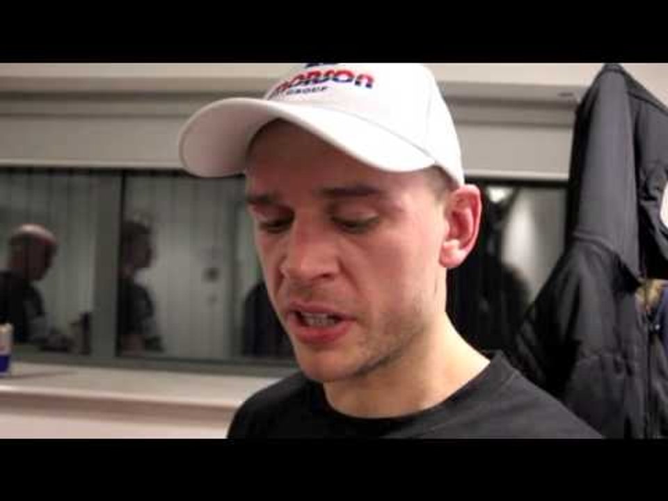 JOHN MURRAY WANTS CROLLA FIGHT AFTER 2ND ROUND STOPPAGE OF JOHN SIMPSON - POST FIGHT INTERVIEW