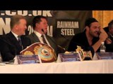 'DOES ANYONE WANT TO HEAR MY DREAM?' - TYSON FURY SINGS AT PRESS CONFERENCE / CHISORA v FURY II