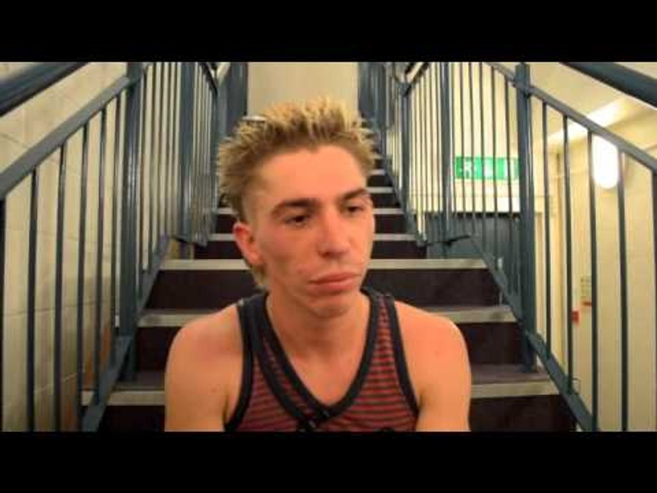 ROBBIE TURLEY POST FIGHT INTERVIEW AFTER HIS WIN OVER MICHAEL RAMABELETSA / MERTHYR TYDFIL