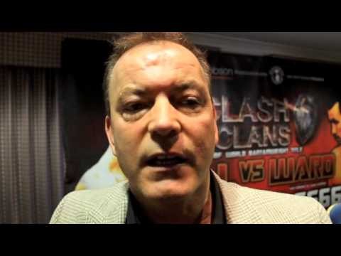 DENNIS HOBSON TALKS TO iFL TV AHEAD OF THE STUART HALL v MARTIN WARD FIGHT / CLASH OF THE CLANS