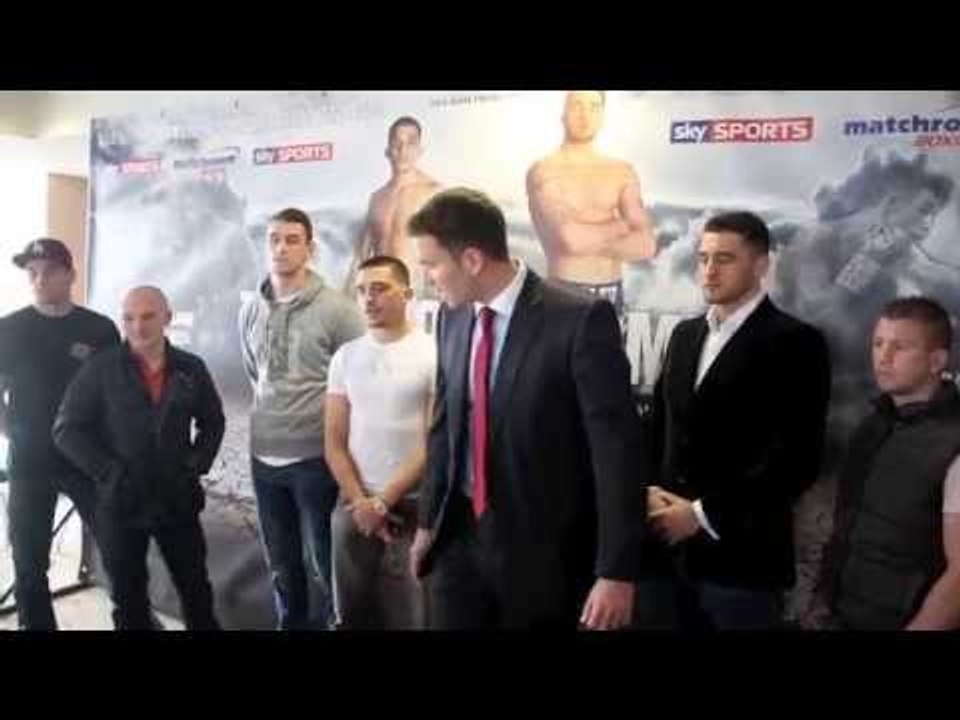 EDDIE HEARN, CLEVERLY, SELBY, REES, BUCKLAND, SMITH & WEBB - PHOTO CALL
