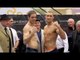 JON LEWIS DICKINSON v NEIL DAWSON OFFICIAL WEIGH IN & HEAD 2 HEAD FOOTAGE FOR iFL TV