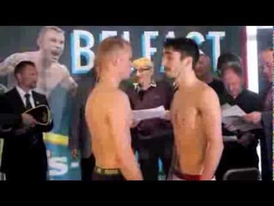 JAMIE CONLAN v BENJAMIN SMOES - OFFICIAL WEIGH IN FROM BELFAST / THIS IS BELFAST