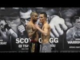 JOSH WARRINGTON v RENDALL MUNROE - OFFICIAL WEIGH IN (MANCHESTER) - 'RISE UP'