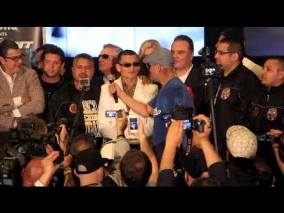 'I'M NOT AFRAID OF ANYBODY OR ANYTHING!' - MARCOS MAIDANA ARRIVES @ MGM GRAND / MAYWEATHER v MAIDANA