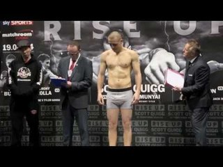 STEPHEN FOSTER JNR. v SANTIAGO BUSTOS - OFFICIAL WEIGH IN FROM MANCHESTER - RISE UP