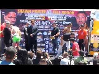 Jason Quigley v Fernando Najera - OFFICIAL WEIGH IN FROM STUB HUB CENTER IN CARSON / PORTER v BROOK