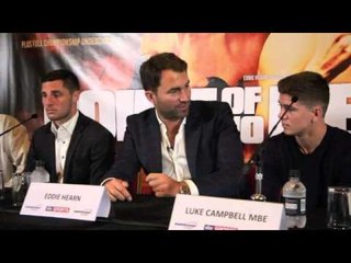CAMPBELL v BRIZUELA / COYLE v KATSIDIS - POINT OF NO RETURN PRESS CONFERENCE (HULL)