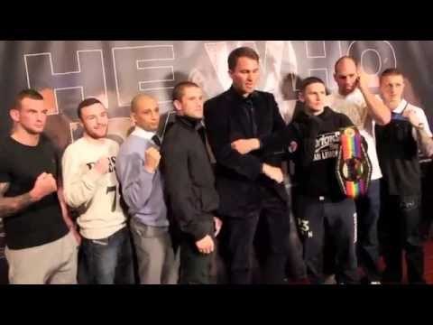 'HE WHO DARES' (PHOTOCALL) - BURNS, HEARN, SIMMONS, WOODHOUSE, LIMOND, BROPHY, ROBERTS & SLOWEY