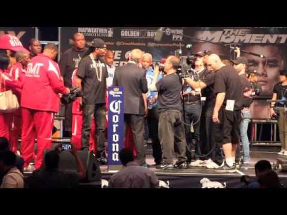 'AS LONG AS GOD LOVES ME, I'M OKAY' - FLOYD MAYWEATHER SPEAKS TO SHOWTIME AFTER WEIGH-IN