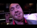 TYSON FURY REACTS TO DERECK CHISORA SPAT ON STAGE & RESPONDS TO RECENT TWITTER ACCOUNT ISSUES