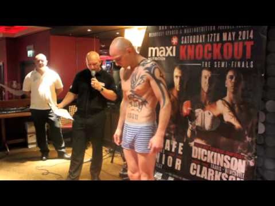 DAMON JONES v KIERON GRAY OFFICIAL WEIGH IN & HEAD 2 HEAD FOOTAGE / iFL TV