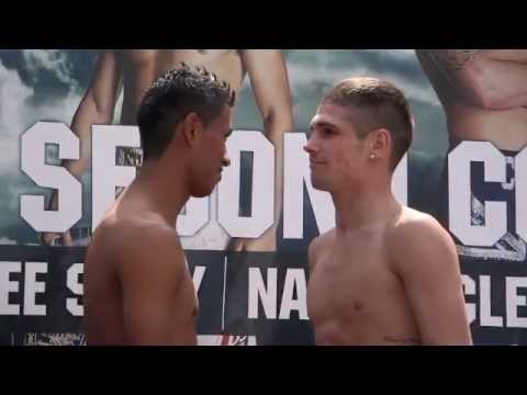 CHRIS JENKINS v MIGUEL AGUILAR - OFFICIAL WEIGH IN (CARDIFF) - THE SECOND COMING