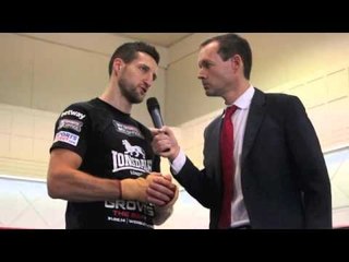 CARL FROCH MESSAGE TO GEORGE GROVES - 'YOU AIN'T GONNA GET UNDER MY SKIN, I AM READY FOR YOU'
