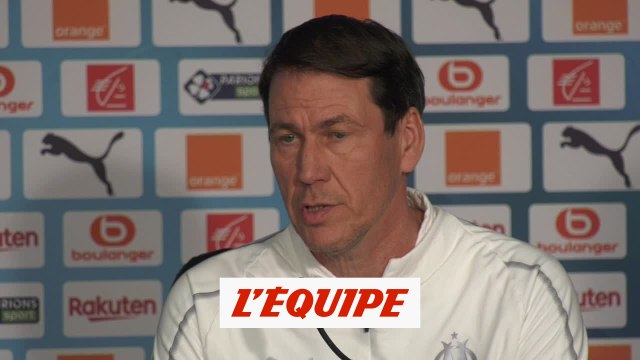 Le tacle de Rudi Garcia à l'encontre d'Adil Rami - Foot - L1 - OM