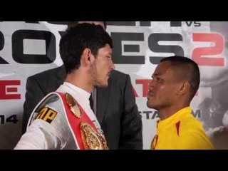 Jamie McDonnell v Tabtimdaeng Na Rachawat - Head to Head @ final press conference / Froch V Groves 2
