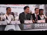 FROCH v GROVES II UNDERCARD PRESS CONFERENCE - DeGALE v GONZALEZ / JOSHUA / MITCHELL / McDONNELL