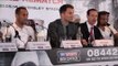 FROCH v GROVES II UNDERCARD PRESS CONFERENCE - DeGALE v GONZALEZ / JOSHUA / MITCHELL / McDONNELL