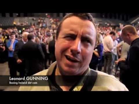 BOXING IRELAND'S LEONARD GUNNING - TALKS CARL FROCH v GEORGE GROVES 2 @ WEMBLEY