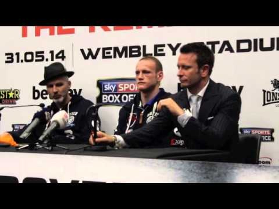 GEORGE GROVES - POST FIGHT PRESS CONFERENCE / FROCH v GROVES 2