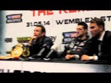 CARL FROCH POST FIGHT PRESS CONFERENCE WITH EDDIE HEARN & ROB McCRACKEN / FROCH v GROVES 2