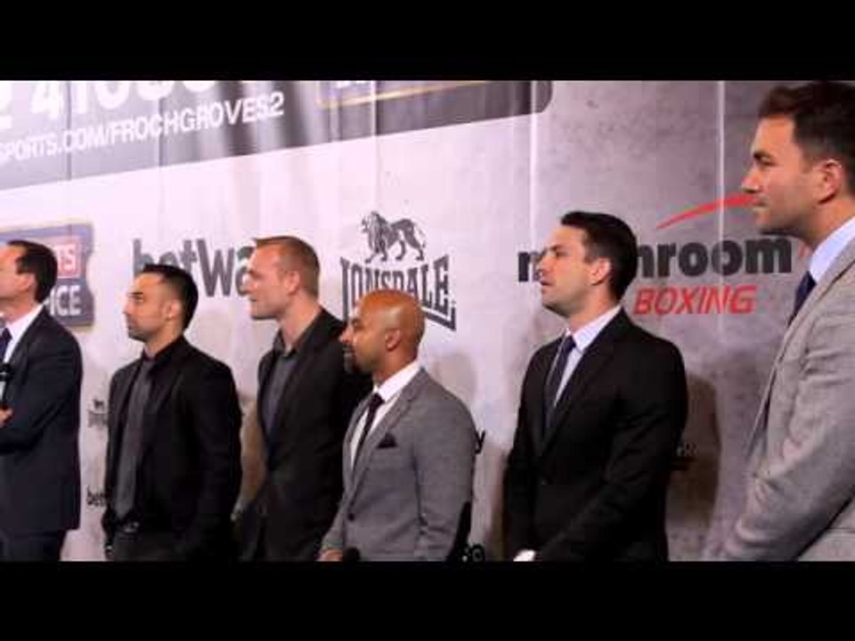 EDDIE HEARN - 'BIG DOMESTIC FIGHTS IS WHERE ITS AT, WHO WANTS QUIGG v FRAMPTON' / FROCH v GROVES 2