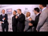 TRIS DIXON ( Boxing news ) GIVES HIS PREDICTION ON STAGE TO CROWD LIVE @ WEIGH IN / FROCH v GROVES 2