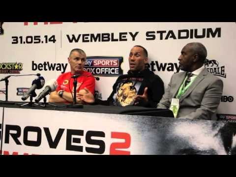 JAMES DeGALE v BRANDON GONZALES - POST FIGHT PRESS CONFERENCE / FROCH v GROVES 2