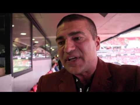 BRITISH ACTOR TAMER HASSAN TALKING FROCH v GROVES 2 @ WEMBLEY STADIUM