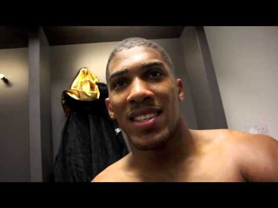 ANTHONY JOSHUA KO'S MATT LEGG IN ROUND 1 WITH EMPHATIC FINISH / CARL FROCH v GEORGE GROVES 2